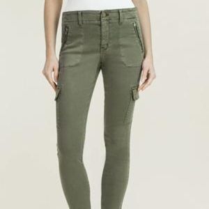 Level 99 Olive Cargo Skinny Pants